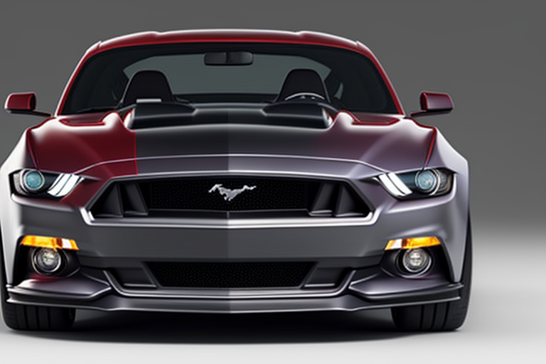 Car, Black 1967 Ford Mustang in brand new shape