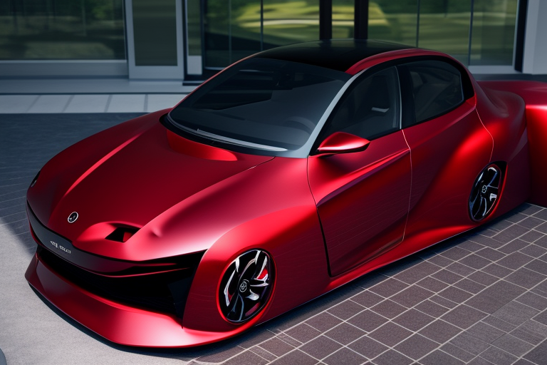 Car, red, 