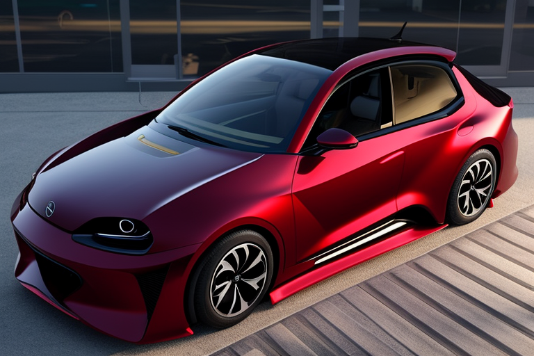 Car, red, 