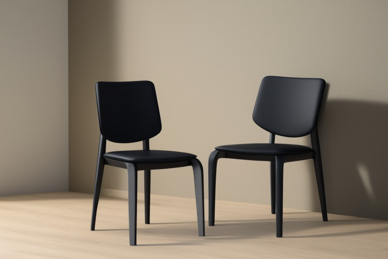 Comfortable small, Chair, Black