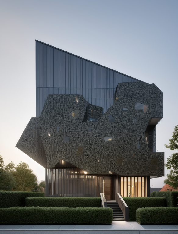 designed by Mies Van der Rohe, Townhouse