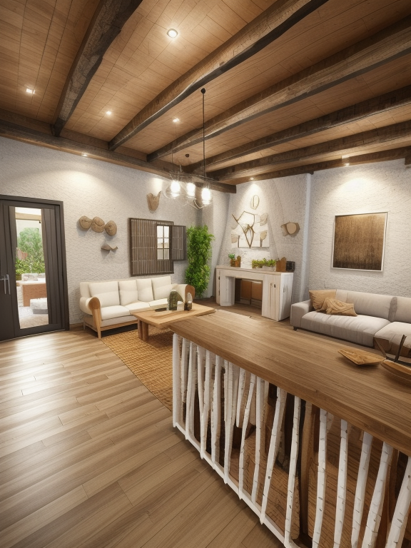 Mediterranean design, warm and inviting, earthy colour palette with vibrant accents, textured white walls, stucco, arches and curved lines, stone, rustic wood and wrought iron, warm and cozy ambiance