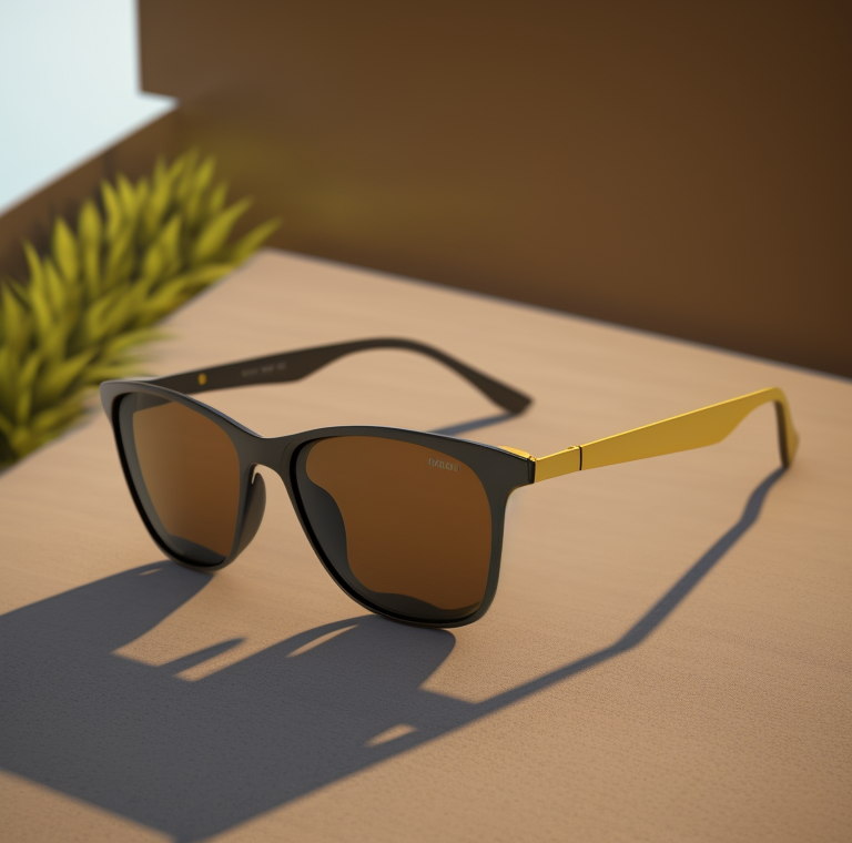 sunglasses on a balcony
