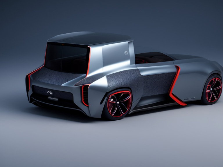 Gray, Car, realistic, render
