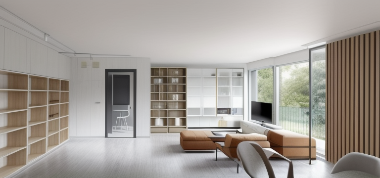 Living Room, Modern design, clean lines, geometric shapes, neutral colour panel, simplicity and functionality, use of glass, steel, concrete, Contemporary design, clean lines, minimalist aesthetic, functionality, open uncluttered spaces, neutral colour palette, Modern design, clean lines, geometric shapes, neutral colour panel, simplicity and functionality, use of glass, steel, concrete
