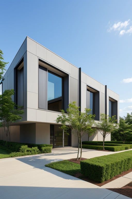 Townhouse, designed by I.M. Pei, Modern Architecture