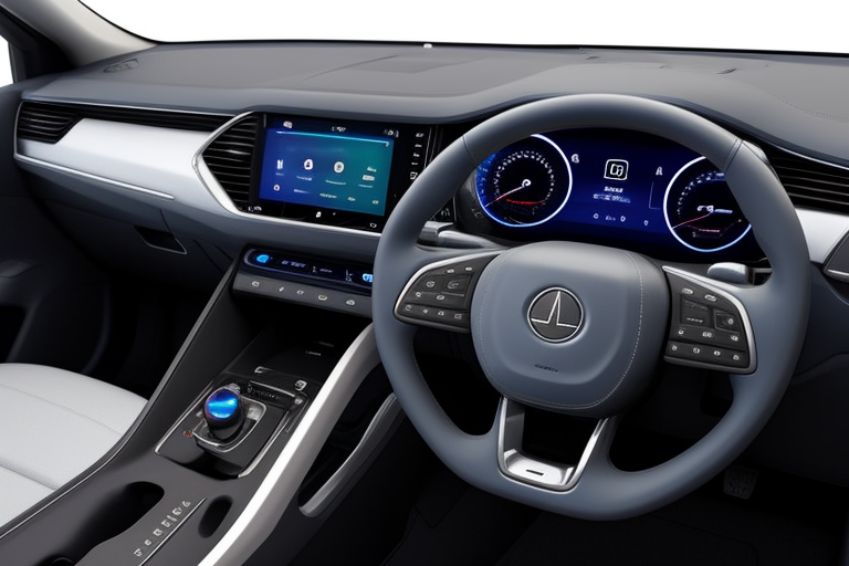 Modern SUV interior dashboard