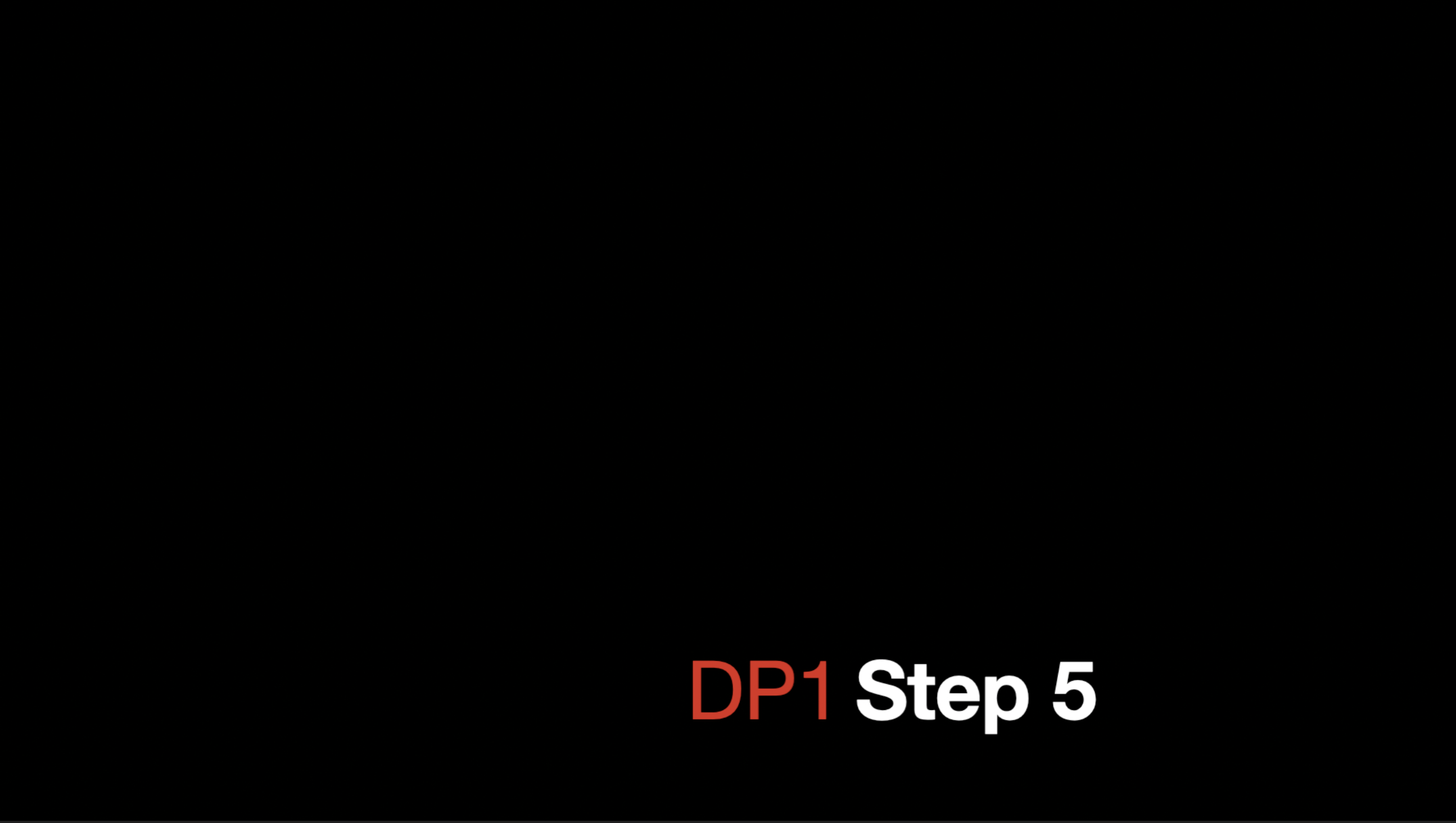 DP1 Step 5