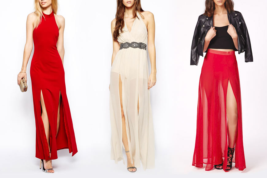 How to Wear Slit Skirts and Pants