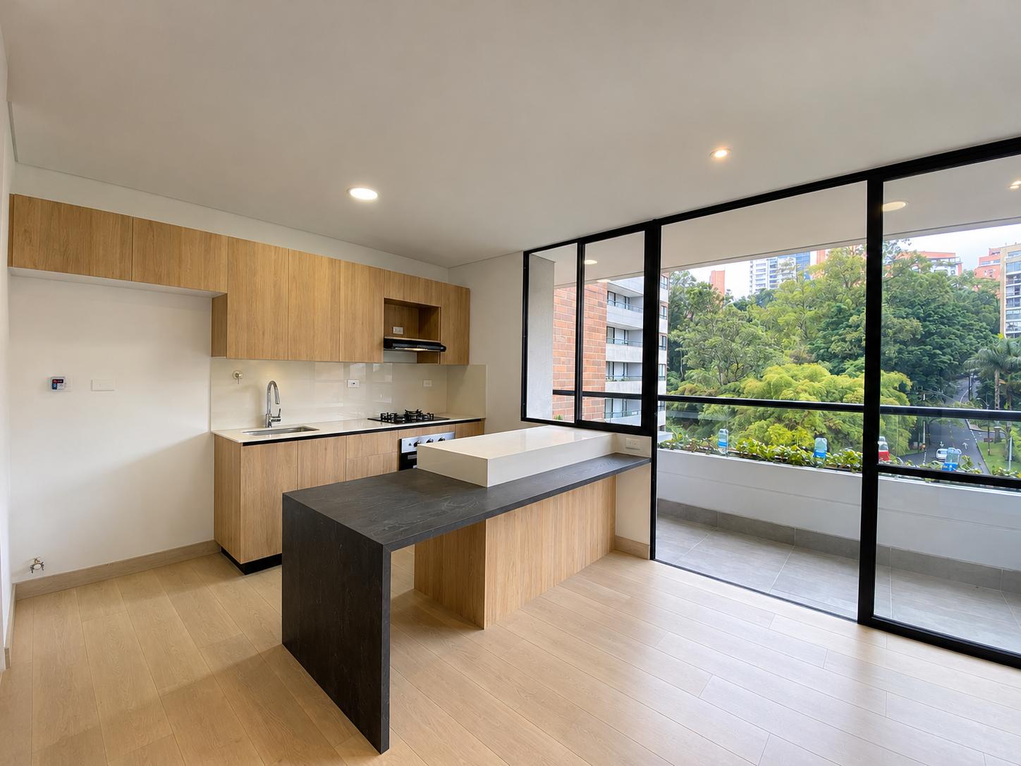 Apartamento en arriendo en LOS BALSOS, 50 m², 1 alcoba, 2 baños