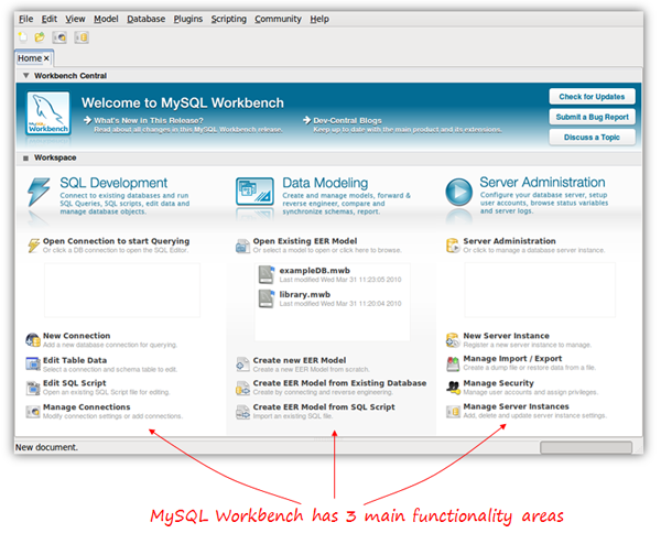 mysql workbench mac os x tutorial