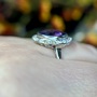 Art Deco Platinum Amethyst Diamond Cocktail Ring | Loupe Troop