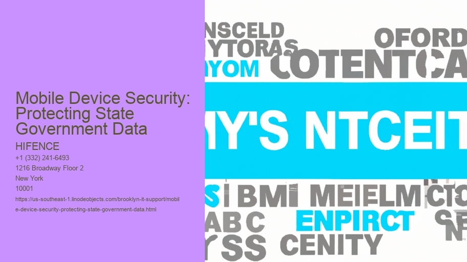 Mobile Device Security: Protecting State Government Data