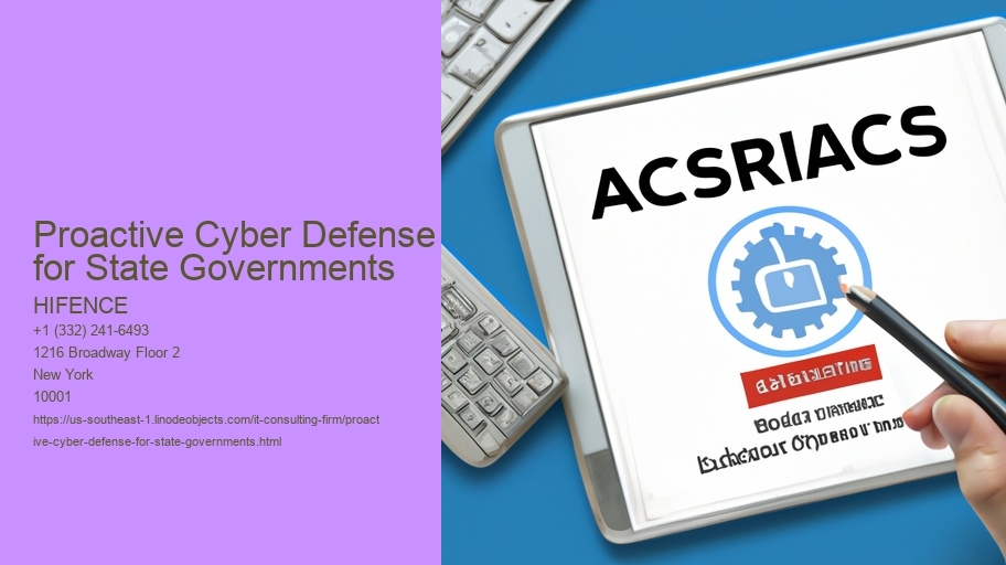 Proactive Cyber Defense for State Governments
