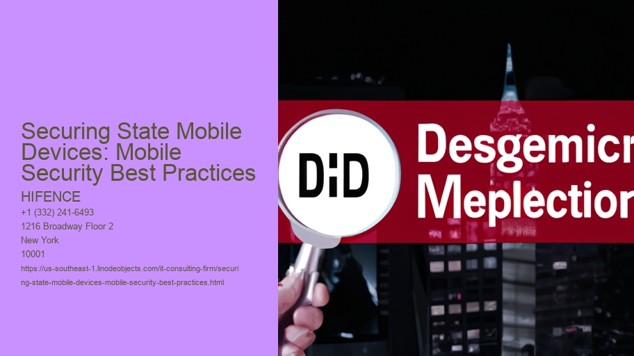 Securing State Mobile Devices: Mobile Security Best Practices