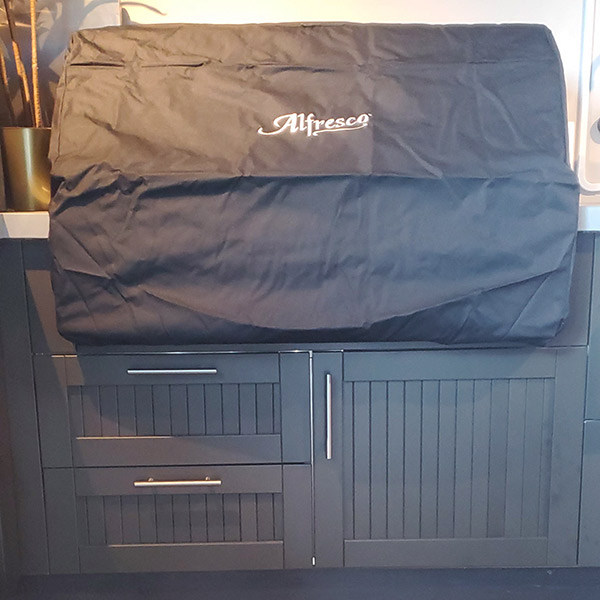 Alfresco Vinyl Cover For Alfresco 56Inch BuiltIn Gas Grill With Side Burners AGV56