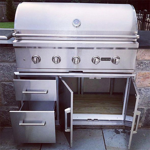 Coyote 45Inch Double Door And Access Drawer Combo CCD2DC