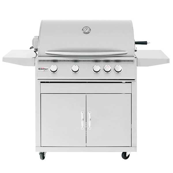 Summerset Sizzler 32Inch 4Burner Freestanding Natural Gas Grill