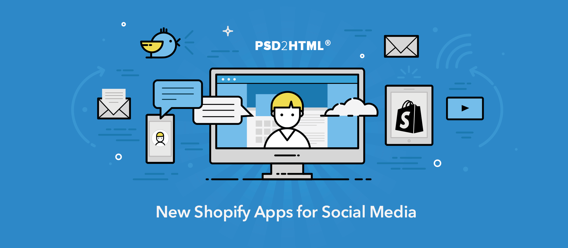 New Shopify apps for working with social media