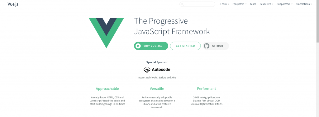 Vue.js - a lightweight framework for WordPress development
