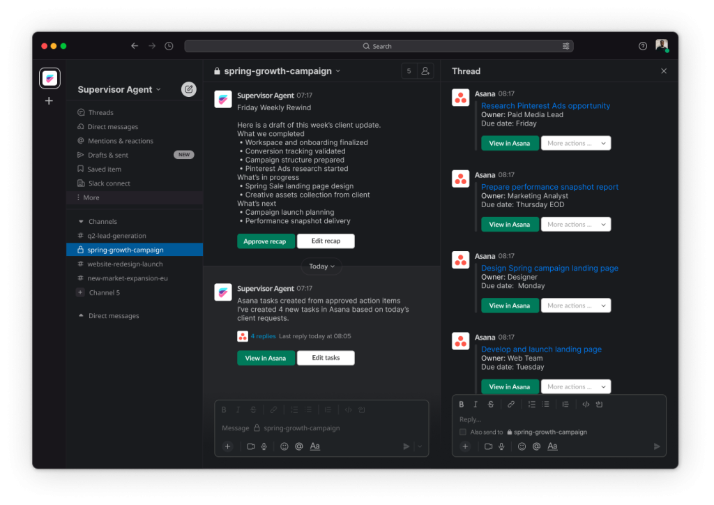 Multi-agent AI automation for agency delivery operations