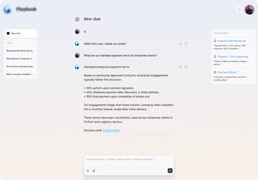 Case Study: AI knowledge assistant for the agency account teams