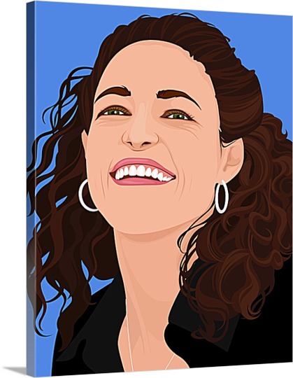 Pop Art Photo of Woman Looking Up