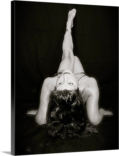 Sexy Model Photo on Canvas