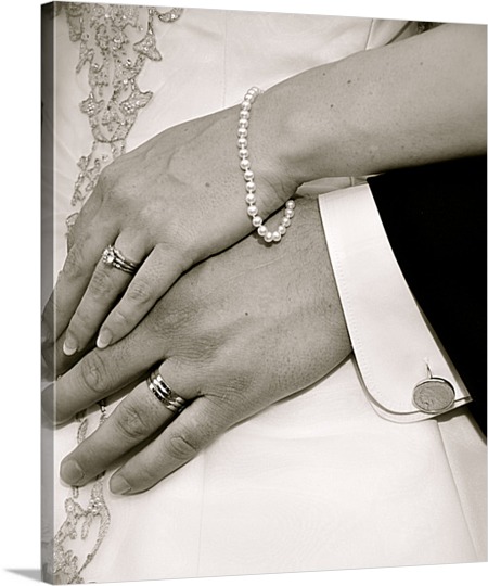 Wedding Ring Picture to Canvas