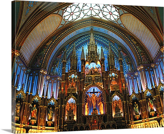 Cathedral Picture on Canvas
