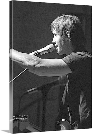 Male Singer Photo on Canvas