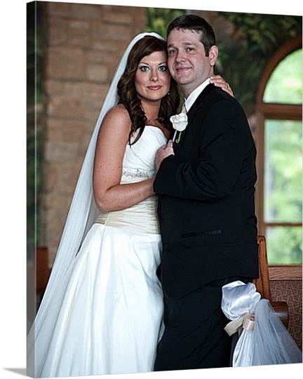 Modern Wedding Print to Canvas