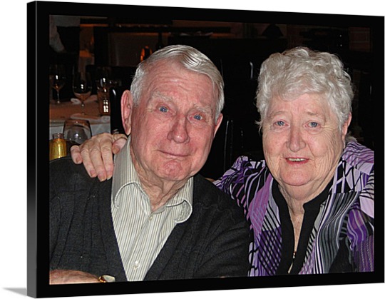 Canvas Print of Older Couple