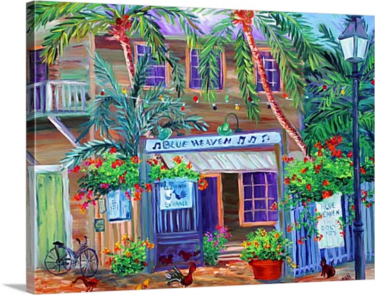Tiki Bar on Canvas Pop Art