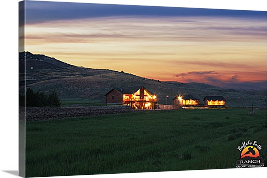 Ranch Home Photo on Canvas