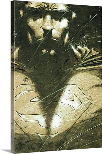 Print of Superman on Canvas