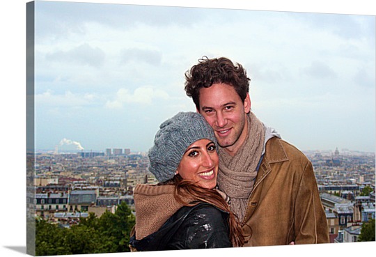 Picture on Canvas, City Couple