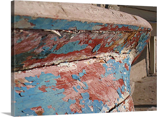 Pop Art Print of Aged Wood