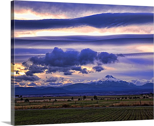 Photo of Mountain on Canvas