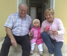 Familien Ölgemälde
