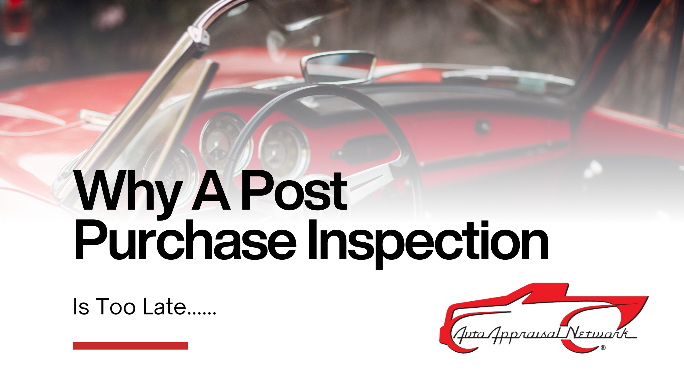 Auto Appraisal Network- The most comprehensive appraisals in the industry Auto Appraisal Network- The most comprehensive appraisals in the industry