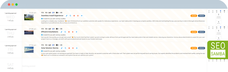 Premium Review Services SeoSamba