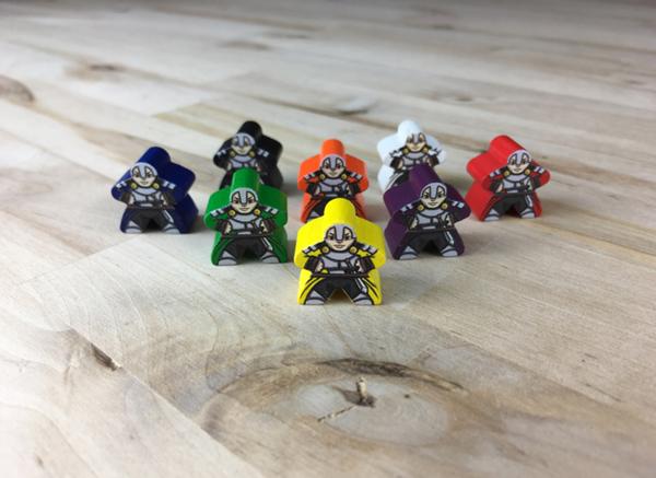 Swordsman Character Meeples