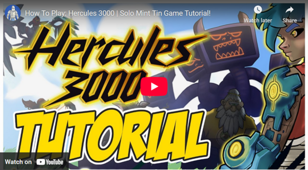 How To Play: Hercules 3000 | Solo Mint Tin Game Tutorial!