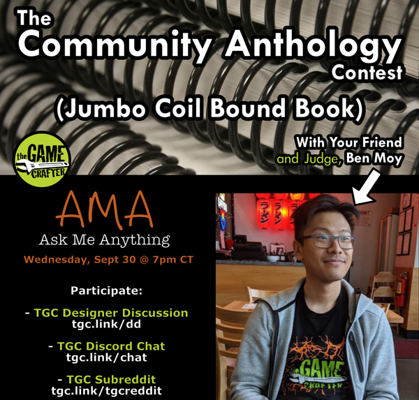 The Community Anthology Contest AMA with Ben Moy