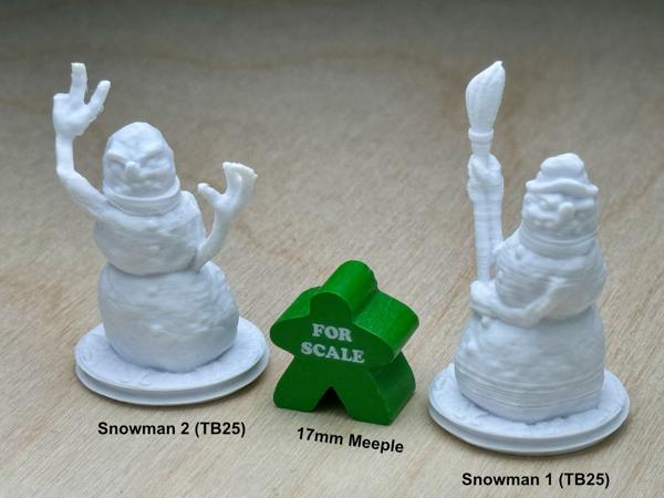 Snowman 1 & 2 Miniatures