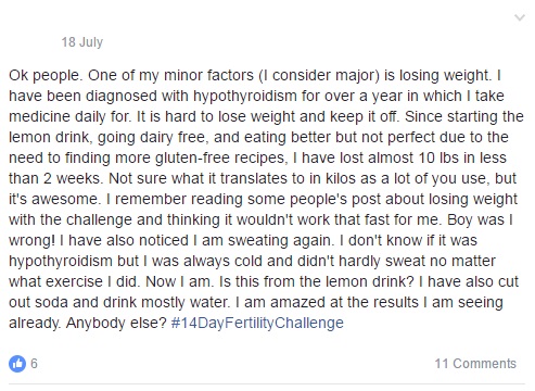 "…lost almost 10 lbs in less than 2 weeks…"