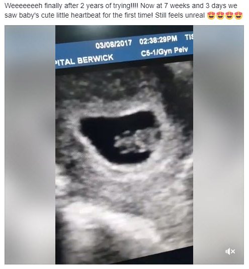 Finally pregnant after two years of trying
