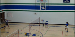 2014 AIA DI Girls Badminton Team State Championship Final-Court #2: Kirielle Singarajah vs Laike Reader image