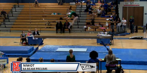 CHSAA Class 4A Gymnastics State Beam Preliminaries image